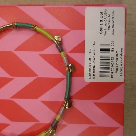 Colorblock cuff - citron - Picture 4 of 4